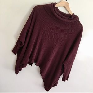 Free People | Beach Maroon Open Back Top | S